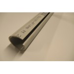 OBO buiskanaal rond quick-pipe met sluitbare opening M20 PVC - lichtgrijs per 2 meter.